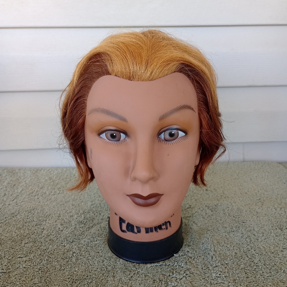Mannequin Head Real Human Hair By BURMAX!! SHORT HAIR